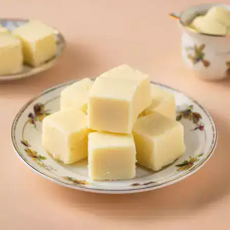 Indian fusion cheese cake dessert with VillageCheese artisanal products and local flavor combinations